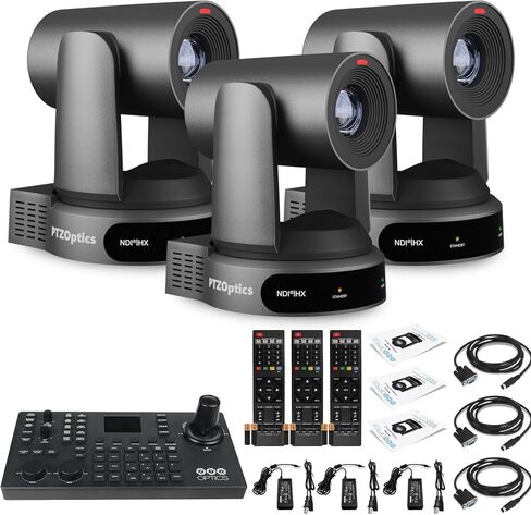 Ptzoptics تحرك 4K SDI/HDMI/USB/IP PTZ مع تكبير بصري 20x (أبيض) (PT20X-4K-WH-G3) in Kuwait