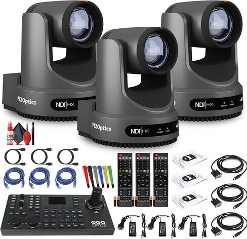 Ptzoptics تحرك 4K SDI/HDMI/USB/IP PTZ مع تكبير بصري 20x (أبيض) (PT20X-4K-WH-G3) in Kuwait