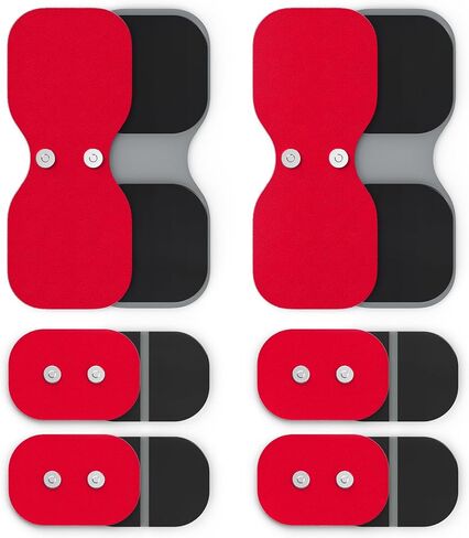 AUVON Official Wireless TENS Unit Electrode Pads Only Compatible with AUVON Wireless TENS Device TX6224, 12-Pack Reusable TENS Unit Replacement Pads in 2 Sizes, Premium Stickiness & Skin Friendly in Kuwait