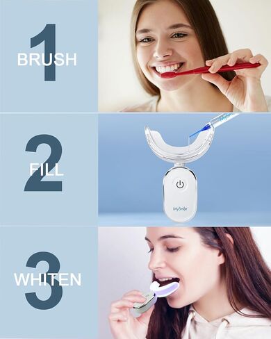 MySmile Non-Sensitive Teeth Whitening Pen Mint Gel Enamel Safety 8ML 30+ Treatments Fast Remove 20 Years of Stains Care Oral Bright Smile Alternative Teeth Whitening Strips ﻿ in Kuwait