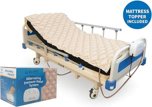 Point A (PAM-3) Premium Full Electric Hospital Bed, 4.7" Foam Mattress Made in USA, LINAK Motors, Individual Locking, 5" Casters, Includes Tray and Sheets (2X) in Kuwait
