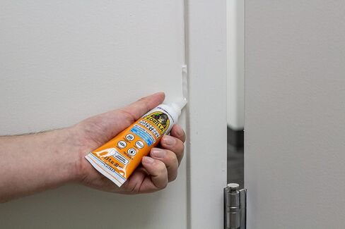 Gorilla 100% Silicone Caulk, Waterproof Sealant, 2.8oz Squeeze Tube (Pack of 1) – White -10 Year Mold Resistant Kitchen, Window, Bath, Marine, Door and More in Kuwait