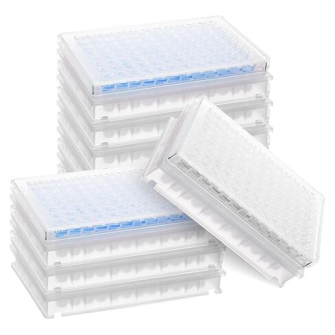 96-Well Microporous Filter Plate, 300μL, 0.22μm, Hydrophilic Nylon Membrane, for Lab Filtration, 10 Pcs/Pack in Kuwait