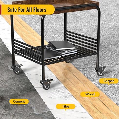 HOLKIE Stem Caster Wheels 2 inch Total Locking Casters Set of 4, Threaded Stem 3/8" -16 x 1 (Diameter 3/8", Length 1") Swivel Heavy Duty Castors Black in Kuwait