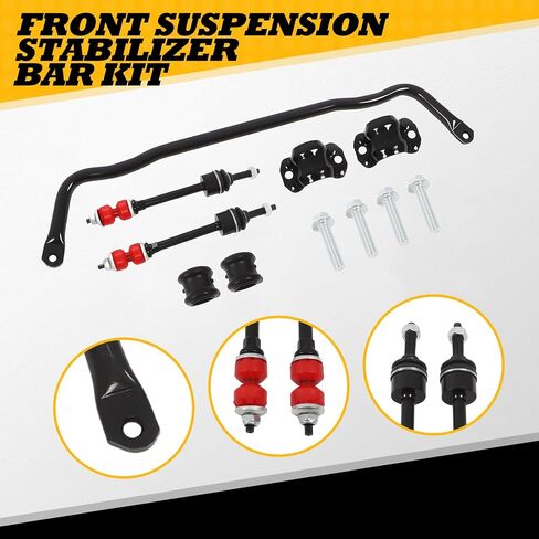 55398938AC 55398938AB Front Suspension Stabilizer Bar Kit Front Sway Bar Link Kit with Bushing Kit Compatible with Ram 1500 2009-2010 1500 2011-2018 1500 Classic 2019-2022 in Saudi Arabia