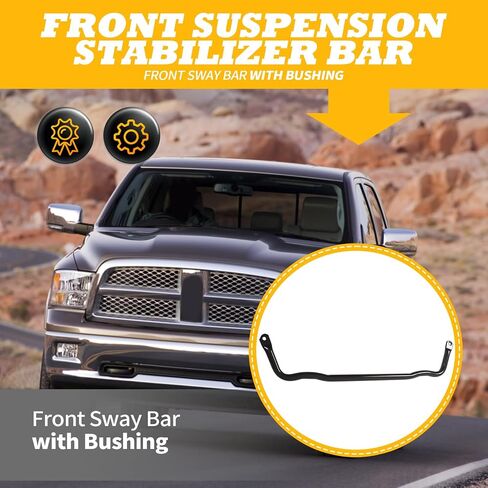 55398938AC 55398938AB Front Suspension Stabilizer Bar Kit Front Sway Bar Link Kit with Bushing Kit Compatible with Ram 1500 2009-2010 1500 2011-2018 1500 Classic 2019-2022 in Saudi Arabia