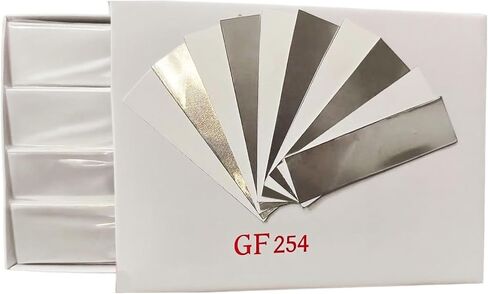 TLC Plates Aluminum Backed Silica Gel 60 F254 for Thin Layer Chromatography - Lab Analytical Sheets GF254, 20x20cm (7.87x7.87 Inch), 10 Pack in Kuwait