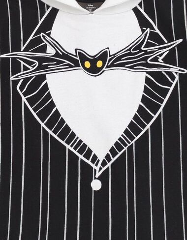 Disney Nightmare Before Christmas Jack Skellington Mens Hooded Matching Family Cosplay T-Shirt Black XX-Large in Saudi Arabia
