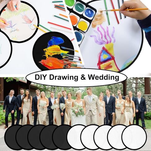 28pcs مراوح قرص طيران قابلة للطي مع الأكياس ، 9.8 '' DIY المحمولة المحمولة السوداء egde الأقراص القابلة للطي قابلة للطي للأنشطة في الهواء الطلق الحفلات الحفلات هدايا ، 14 لون in Kuwait