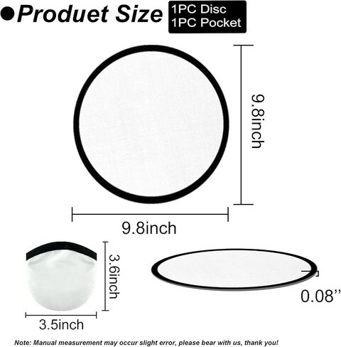 28pcs مراوح قرص طيران قابلة للطي مع الأكياس ، 9.8 '' DIY المحمولة المحمولة السوداء egde الأقراص القابلة للطي قابلة للطي للأنشطة في الهواء الطلق الحفلات الحفلات هدايا ، 14 لون in Kuwait