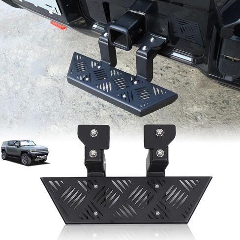 بالنسبة إلى Hummer EV SUV accessories Step Step و Rust Towing Guard Guard Hitch Steps Tepatible مع 2024 2025+ Hummer EV SUV Slip anti (Carbon Steel) in Saudi Arabia