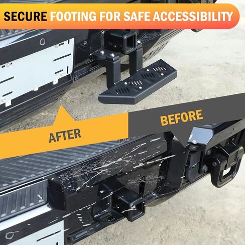 بالنسبة إلى Hummer EV SUV accessories Step Step و Rust Towing Guard Guard Hitch Steps Tepatible مع 2024 2025+ Hummer EV SUV Slip anti (Carbon Steel) in Saudi Arabia