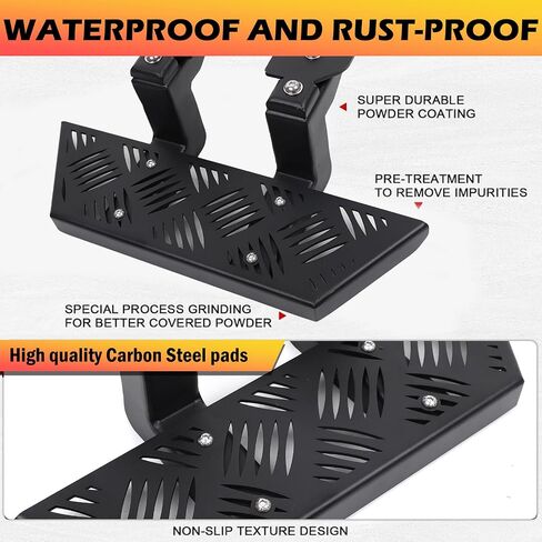 بالنسبة إلى Hummer EV SUV accessories Step Step و Rust Towing Guard Guard Hitch Steps Tepatible مع 2024 2025+ Hummer EV SUV Slip anti (Carbon Steel) in Saudi Arabia
