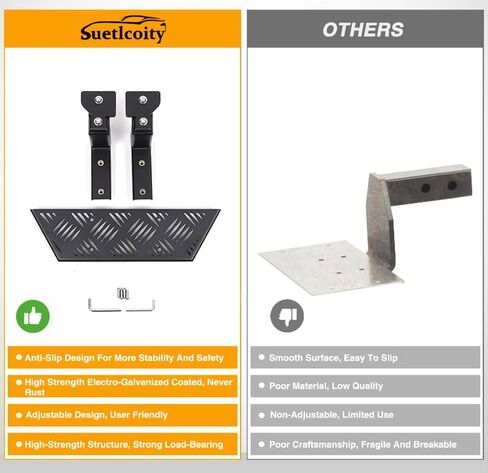 بالنسبة إلى Hummer EV SUV accessories Step Step و Rust Towing Guard Guard Hitch Steps Tepatible مع 2024 2025+ Hummer EV SUV Slip anti (Carbon Steel) in Saudi Arabia