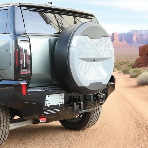بالنسبة إلى Hummer EV SUV accessories Step Step و Rust Towing Guard Guard Hitch Steps Tepatible مع 2024 2025+ Hummer EV SUV Slip anti (Carbon Steel) in Saudi Arabia