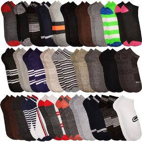 60 Pairs Colorful Thin Lightweight Low Cut Ankle Socks, Wholesale Bulk Mens Womens Kids Sock