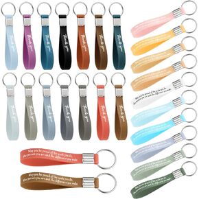 Thank You Gift Keychain Appreciation Keychain Thanksgiving Keyring Make a Difference Keychain Silicone Key Chain Bulk Social Worker Appreciation Gift for Volunteer Employee Coworker Teacher (100 Pcs)