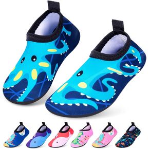Kids Boys Girls Swim Water Shoes, Toddler Kids Swim Water Shoes Non-Slip Quick Dry Beach Shoes,Barefoot Sports Shoes Aqua Socks for Beach Outdoor Sports