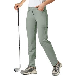 Willit Women's Golf Pants Hiking Cargo Pants Quick Dry Lightweight Outdoor Casual Pants Water Resistant