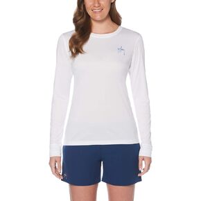 Guy Harvey Women's Core Solid Long Sleeve Sun Protection Top