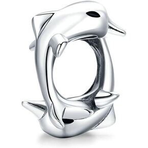 دلفين سحر 925 فضة لاكي سحر الحيوان سحر المحيط لسوار باندورا (ب) in Kuwait