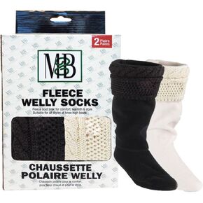 Moneysworth and Best Fleece Welly Socks