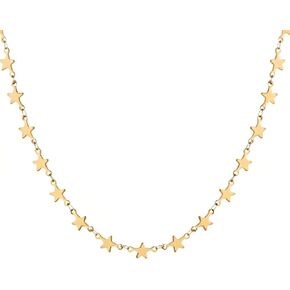 Star Necklace Necklace Star Choker Necklace Gold Plating Necklace Dainty Jewelry For Mom, Wife, Girlfriends