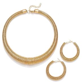 Barode African Choker Necklaces Chunky Bib Statement Necklace Choker Tribal Necklace Costume Jewelry Set for Women and Girls