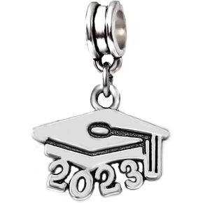 Dangle Graduation Cap Charm Bead