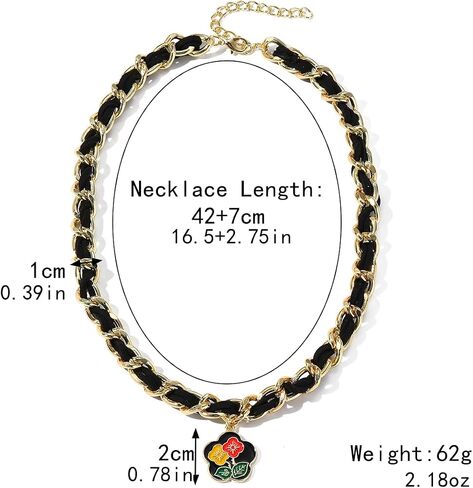 1 Pcs Vintage Pendant Necklace Women Girls Aesthetic Jewelry Necklace Sweater Chain Collarbone Chain in Saudi Arabia