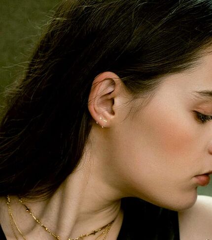 أقراط نصف أطواق 316L من الفولاذ المقاوم للصدأ أقراط هوجي هوب صغيرة على شكل كرة، بار، نجمة، قمر، قلب، فراشة نصف أطواق أقراط ثقب الغضروف in Kuwait