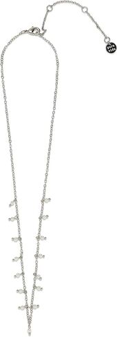 Pura Vida 14" Silver or Rose Gold Hanging Pearl Beaded Choker Necklace - Statement Necklace with Synthetic Pearls - Necklace for Women, Necklaces for Teen Girls, Boho Jewelry for Women - 3" Extender in Saudi Arabia