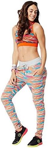 Zumba Fitness Women's Treaded Slim Fit Pants in Saudi Arabia