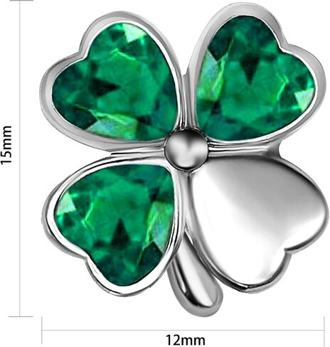 JMQJewelry أربع أوراق البرسيم جوهرة الميلاد للنساء خرز يناسب باندورا سوار للأم والبنت والأخت والجدة in Saudi Arabia