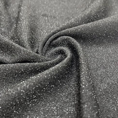 المرأة السوداء مثير الحفلة الراقصة أنيقة كتف واحد الجانب عالية سبليت سباركلي حورية البحر فساتين طويلة الأكمام الترتر فستان الحفلات المسائية الرسمية مع سحاب الخلفي in Kuwait