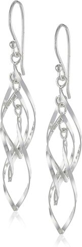 Amazon Collection Twisted Triple Drop Earrings in Saudi Arabia