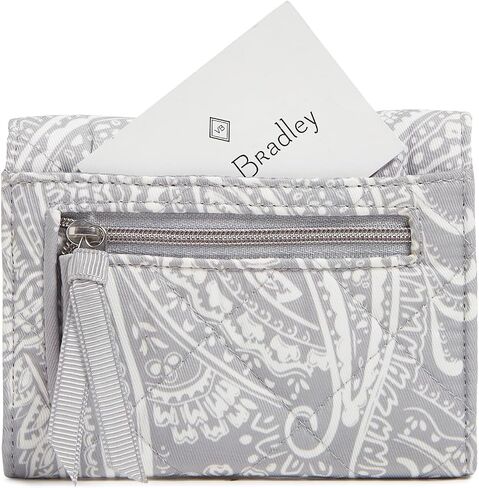 محفظة Vera Bradley النسائية ذات الأداء العالي من نسيج قطني طويل Riley مع حماية RFID in Saudi Arabia