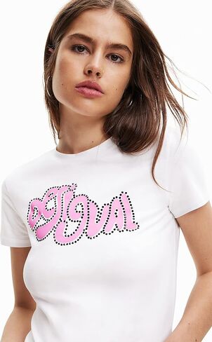 Desigual Women's Woman Knit T-Shirt Short Sleeve in Kuwait