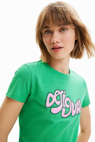 Desigual Women's Woman Knit T-Shirt Short Sleeve in Kuwait