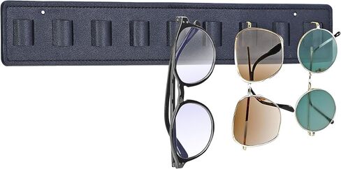 Gydandir Leather Wall Mounted Sunglasses Holder Sunglasses Storage Eyeglasses Holders Eyewear Display for Home Decor in Kuwait