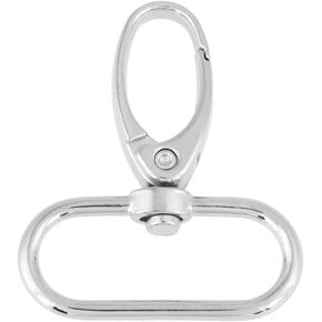 QANYEGN 20Pcs Keychain Hooks, Zinc Alloy Swivel Trigger Clips, Trigger Clips, Keychain Clips for Key Rings, Handbags, and DiIY Crafts(32mm)