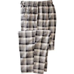 KingSize Men's Big & Tall Flannel Plaid Pajama Pants