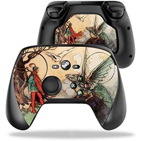 MightySkins Skin Compatible with Valve Steam Controller case wrap Cover Sticker Skins Tale of A Dragon