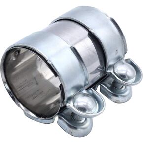Exhaust Clamp Pipe Connector Double Clamp Exhaust Pipe Clamp Ø 65 mm x 90 mm 13278371