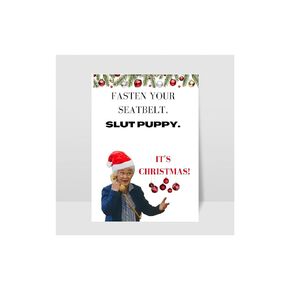 Golden Girl Sophia Christmas Card, Funny Christmas Card, Happy Holiday, Girls Christmas Party, Card for Girls.
