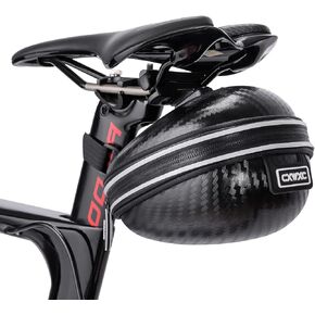 حقائب سرج الدراجة CXWXC تحت المقعد - حقيبة مقعد الدراجة ذات الهيكل الصلب ثلاثية الأبعاد مقاومة للماء - حزمة إسفين لركوب الدراجات لدراجات الطرق الجبلية in Kuwait