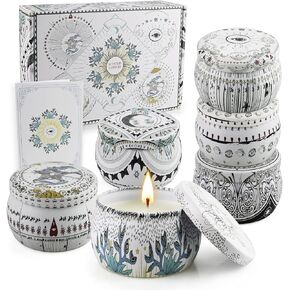 Candle Gifts for Women, 18 Packs Aromatherapy Candles, Scented Candles Gift Set for Friend Gifts, Candles for Home Scented, Soy Wax Jar Candles, Retro Court Style - Exclusive for Nobles