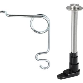 Motoforti Fuel Door Spring Hinge Pin Kits, Filler Neck Housing Cover Fix Pin, for Ford F-150 2009-2014, for Lincoln MKZ, for Mercury Milan, Stainless Steel, 4L3Z-9927936-BA, Black, 1 Set