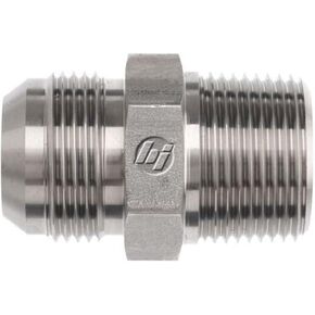 Brennan 2404-10-12 Steel JIC Flared Tube Fitting, Straight, 5/8" Tube OD JIC Male x 3/4-14 NPTF Male in Kuwait