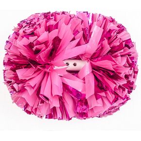 2 Pack Pom Poms Cheerleading, Cheerleading Pom Poms for Girls with Baton Handle, Cheer Pompoms for Sports Team Spirit Cheering, Pompoms Cheerleader Kids